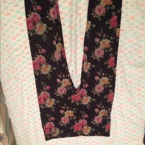 Floral print leggings