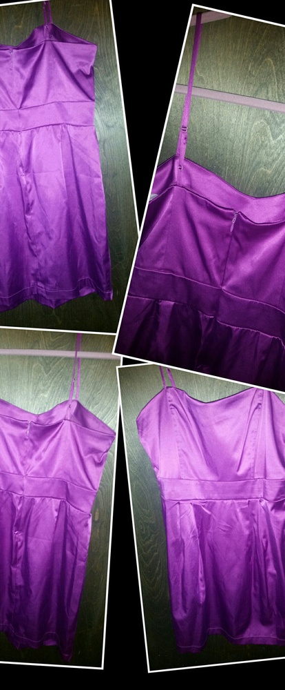 Satin Strapless dress