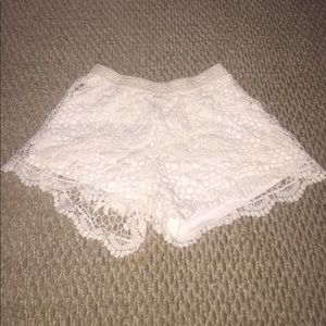 Lace shorts!