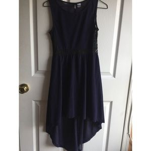 Dark blue dress