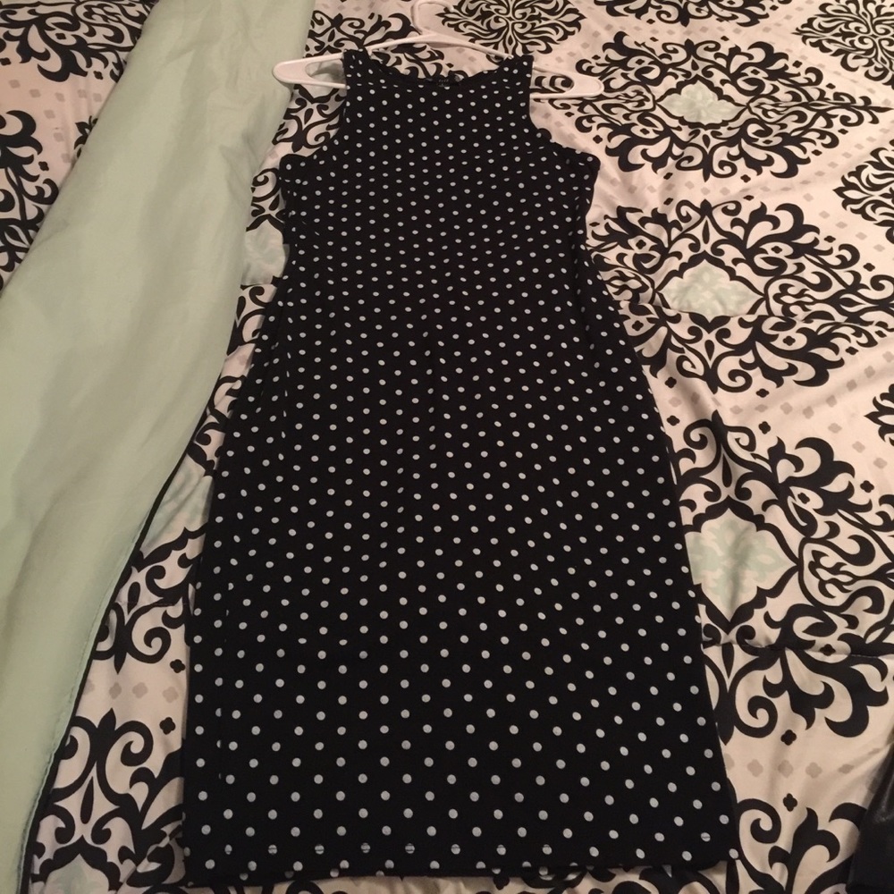Black Polkadot dress