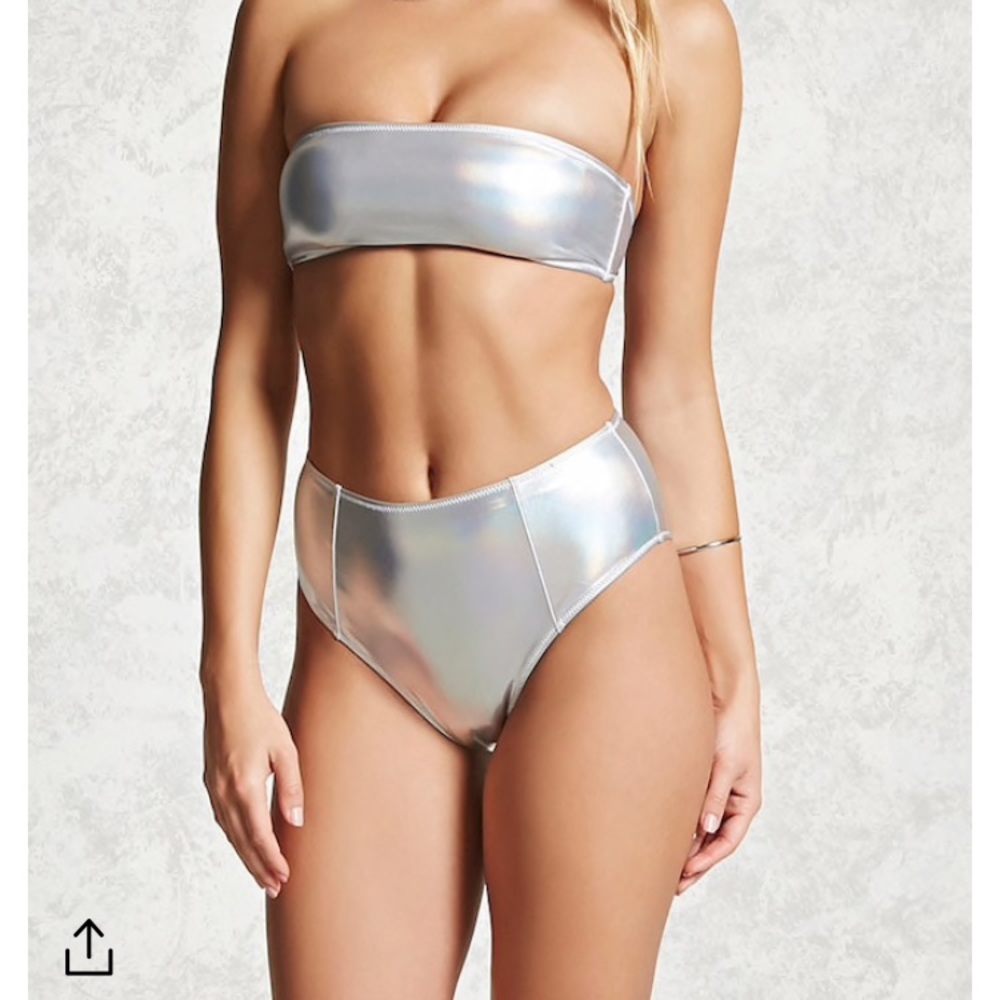 Forever 21 High-Waisted Bikini Bottoms