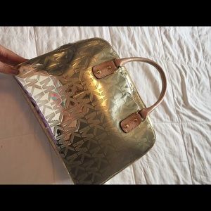 Michael Kors Gold Satchel - Large