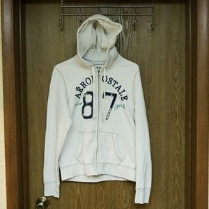 Aeropostale 'New York 87' Light Grey Women Hoodie