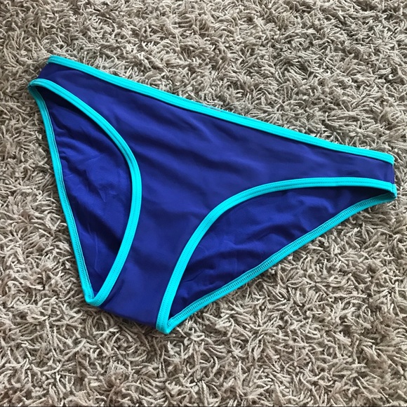 👙New Aerie Blue Hipster Bikini Bottom - Picture 1 of 5