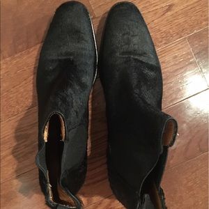 Croc embossed calf-hair Chelsea boots