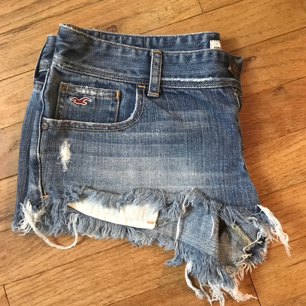 Hollister jean shorts