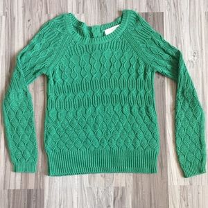 Anthropologie Green Sweater