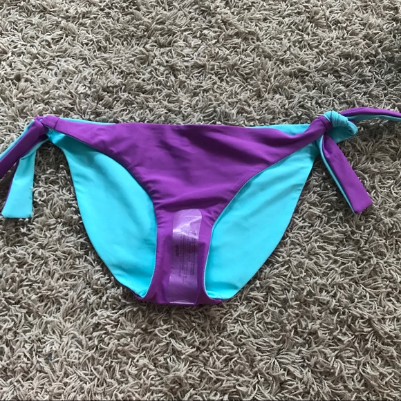 aerie Swim New Aerie Reversible Side Tie Bikini Bottom Poshmark
