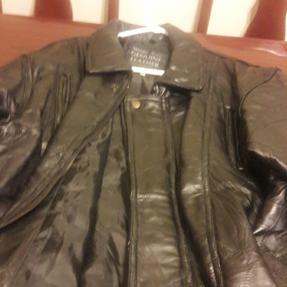 Leather jacket