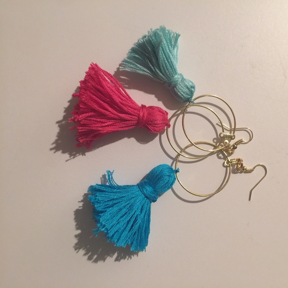 Assorted Dangle Tassel Earrings