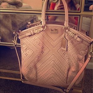 COACH Madison Criss Cross Leather Collection