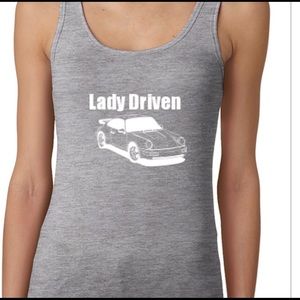 Ladies tank top "lady driven"