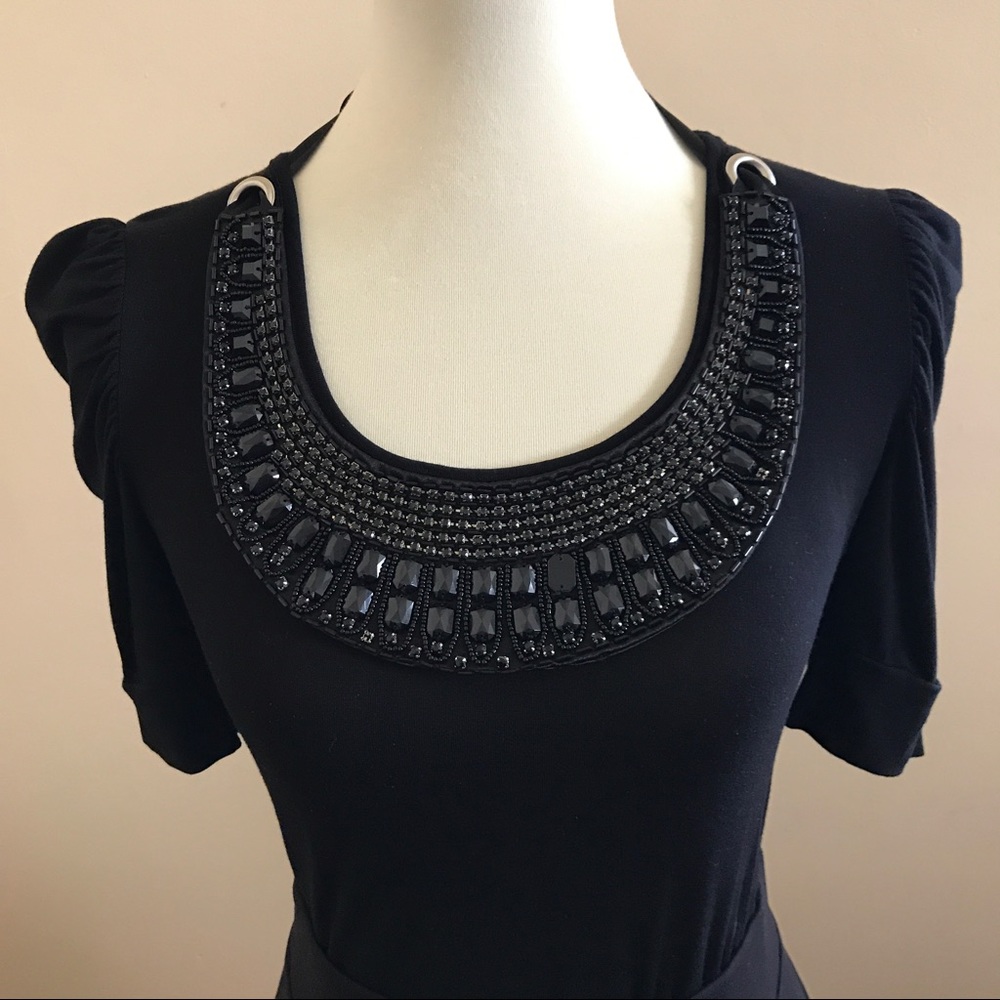 INC International Concepts Bib Collar Tee