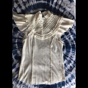 Free people crochet top