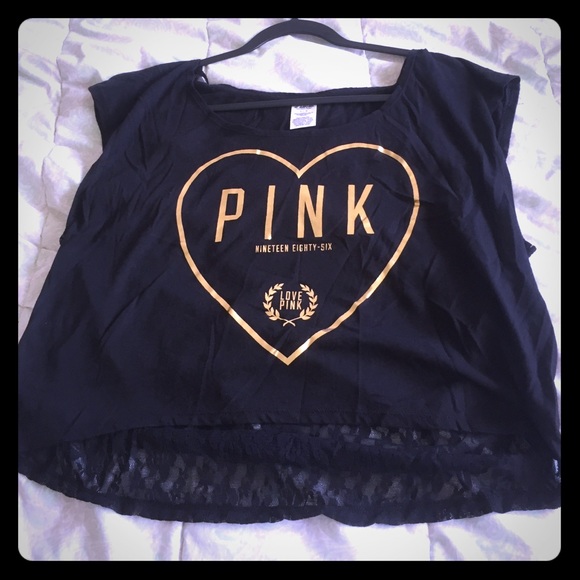 PINK🎀 by VICTORIA'S SECRET crop top - Picture 1 of 3