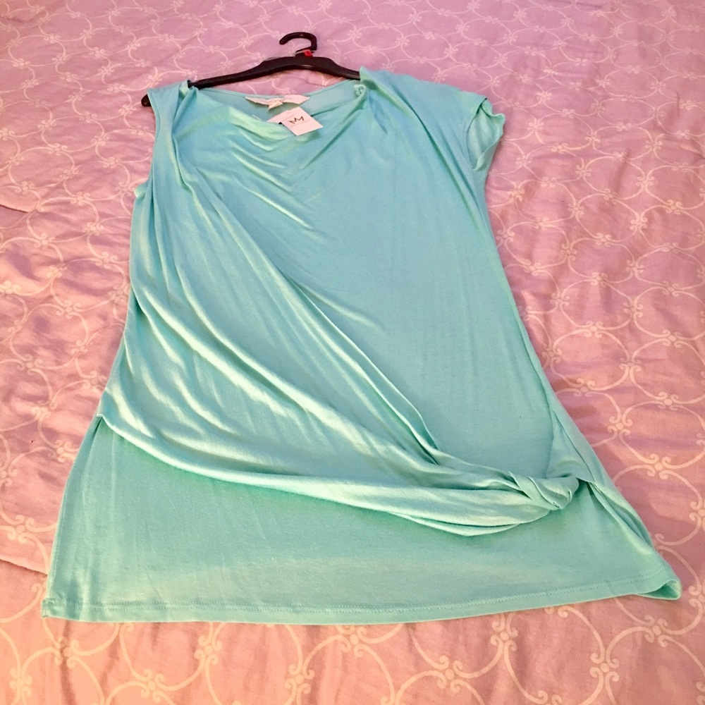 🛍MAKE OFFER Nicki Minaj Turquoise Shirt/blouse