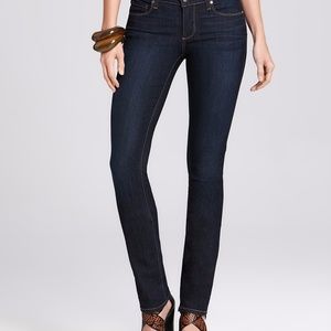 Paige Skyline Skinny Medium Wash Denim Jeans