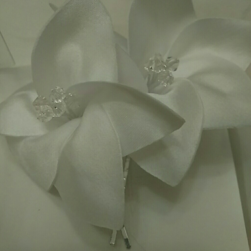 Bridal Flower Hair Pins (2)