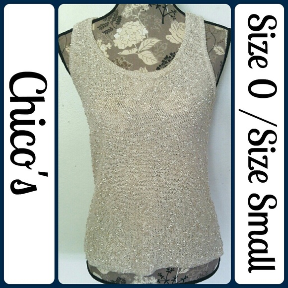 Chico's Sweaters - Sz S Chico's Sweater Tank Top