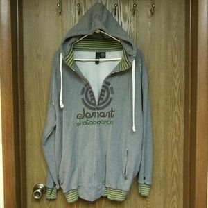 Element Skateboards Heavy Grey Hoodie