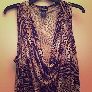 NWOT "Wild cat" design top Lane Bryant 22/24