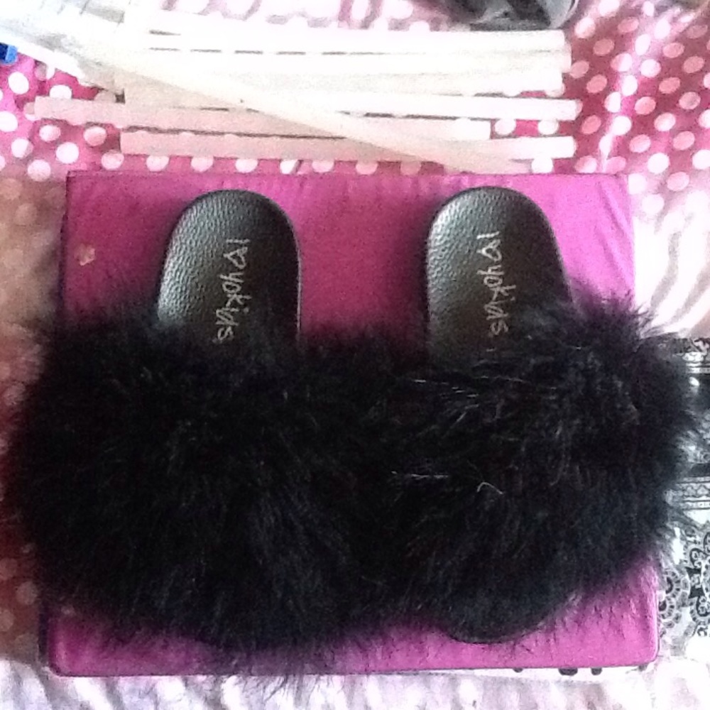 Fluffy Fur Slides