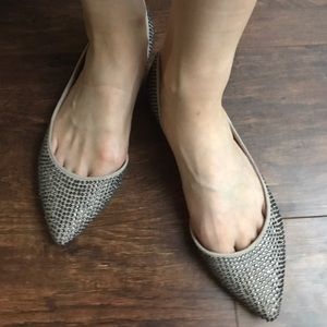 Steve Madden rhinestoned flats