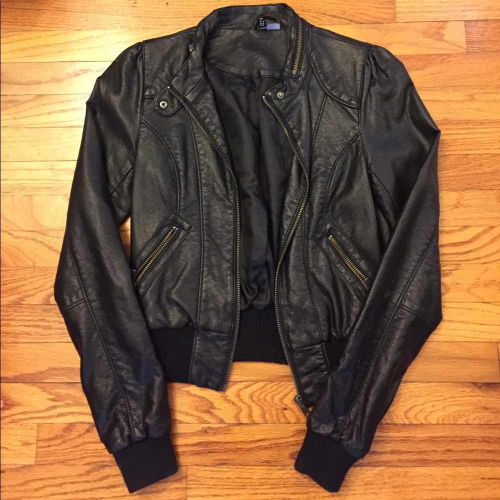 Pleather jacket from HM.
