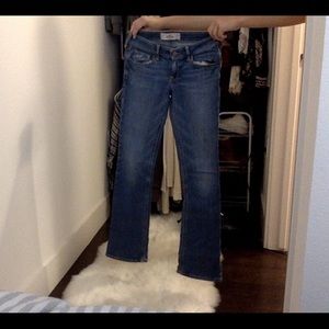 Medium wash denim jeans