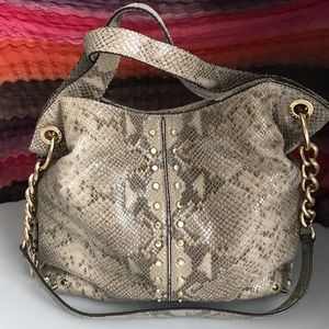 Michael Kors Brown Croc Purse