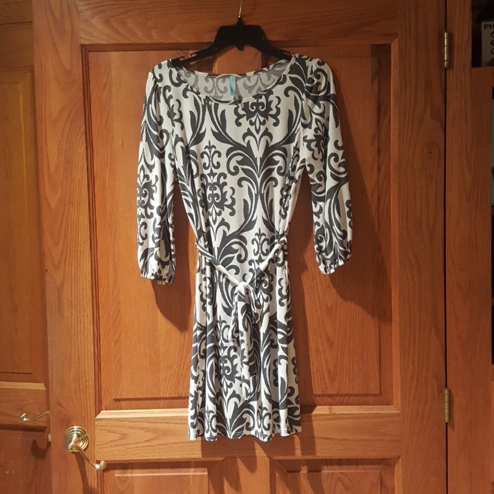 Black and white dress