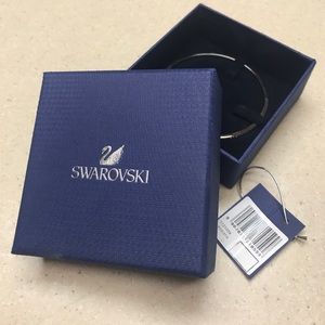 Authentic Swarovski Bangle with Pink Crystals