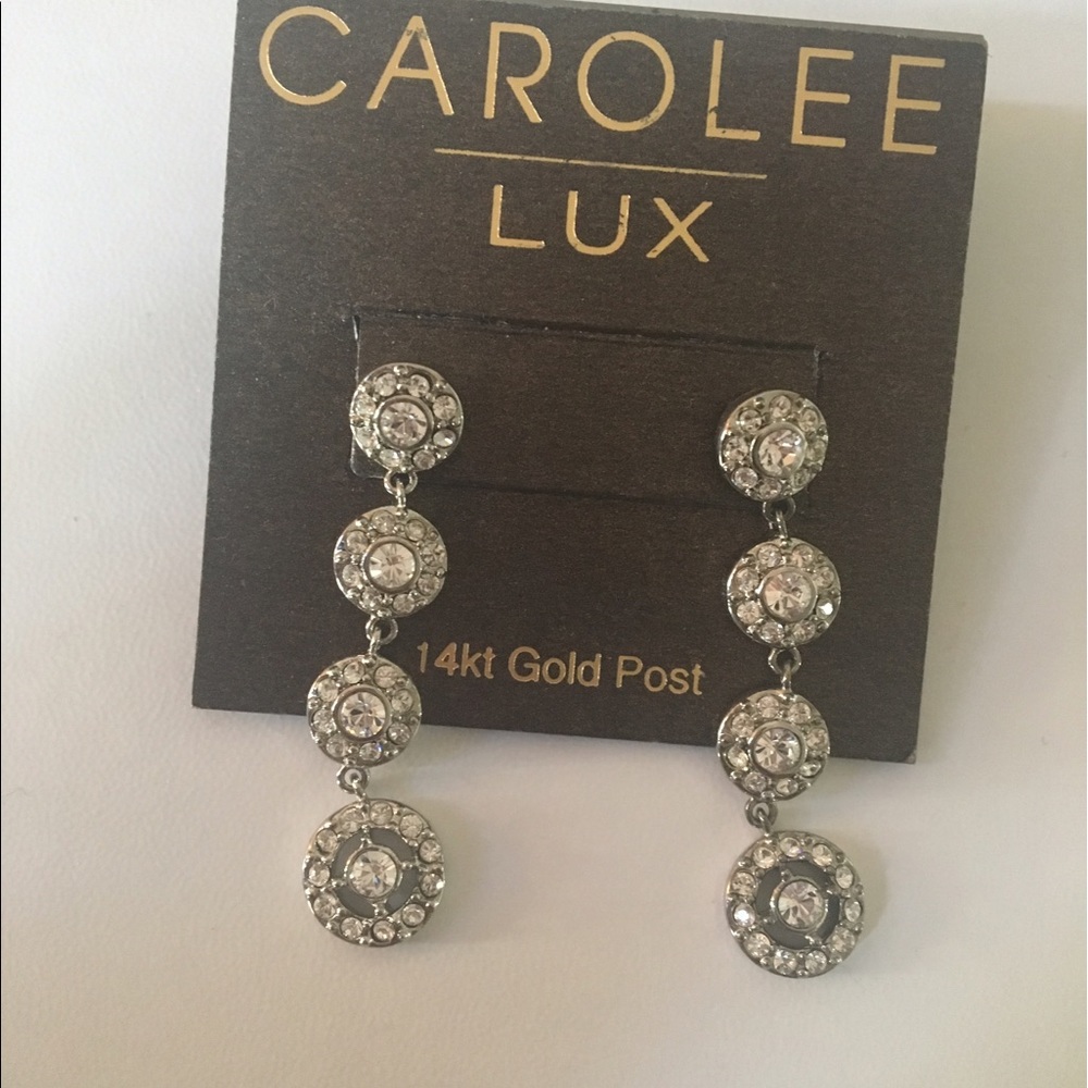 Sparkle pave earrings