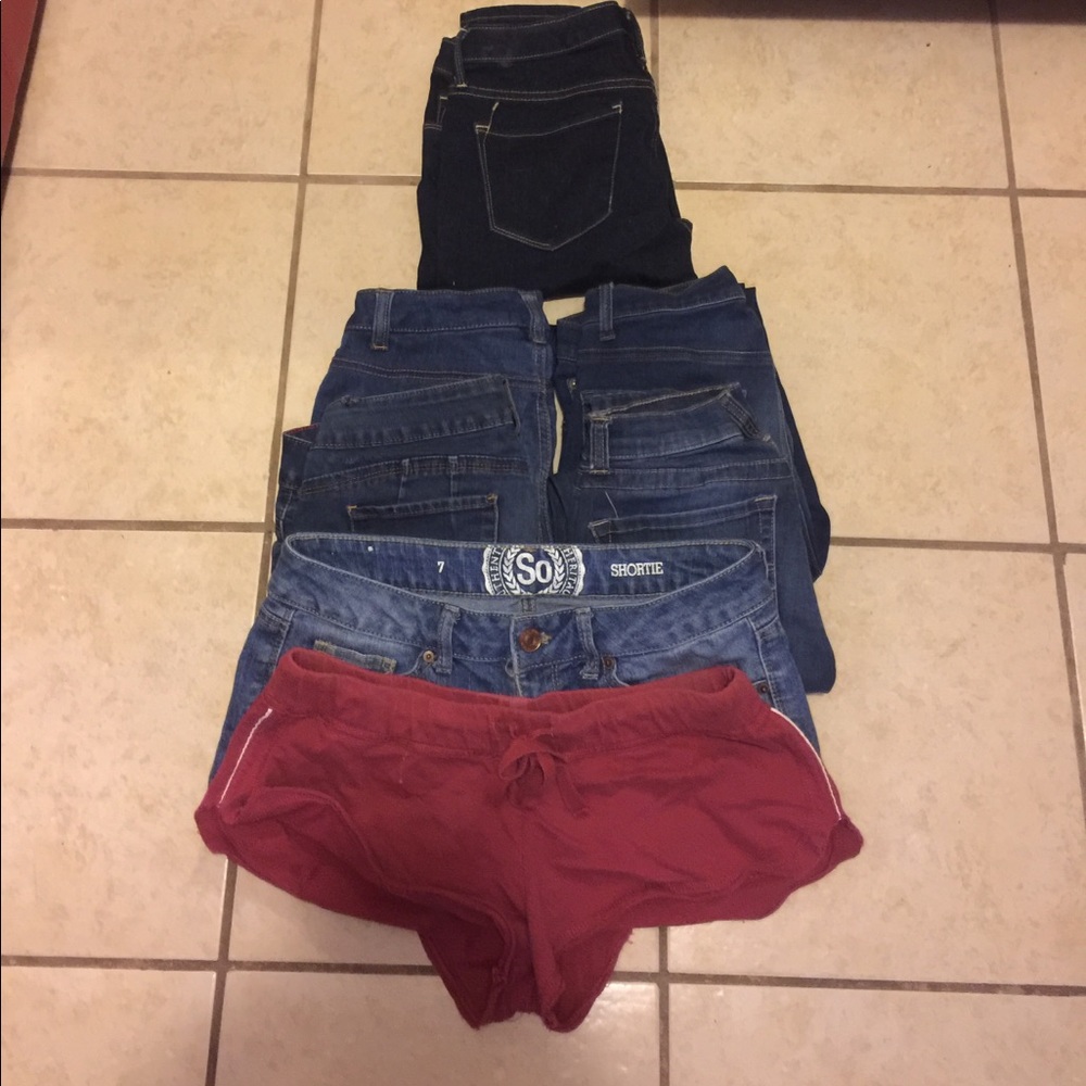 5 pants, Jean shorts & pajama shorts for sale