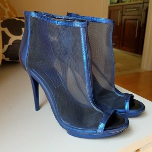 BCBG Blue Sheer Heels