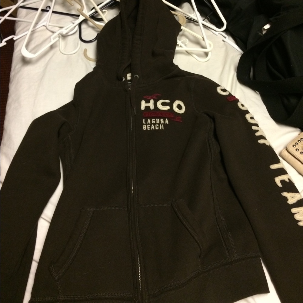Zip up hollister jacket