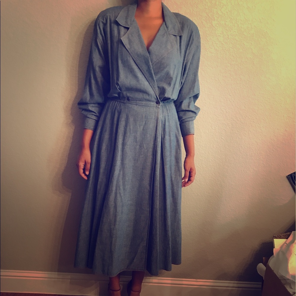 Vintage no brand jean dress