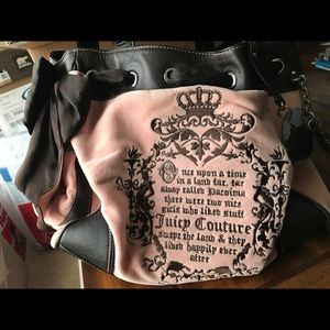 Juicy Couture Fairytale Daydreamer Velour Tote