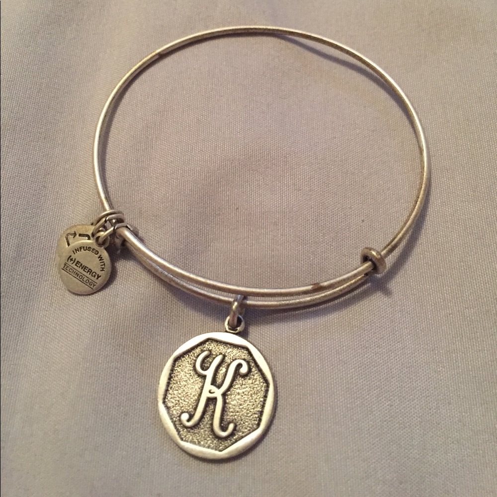 RESERVED Alex and Ani K initial bracelet