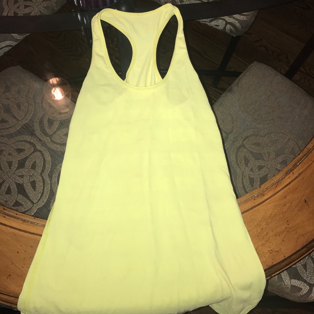 Lululemon Tank - neon/ yellow