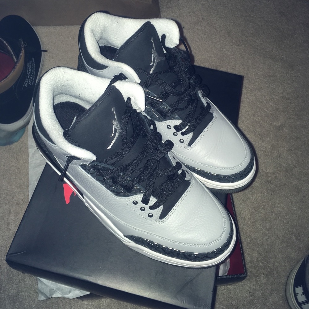 Jordan Wolf Grey 3's.