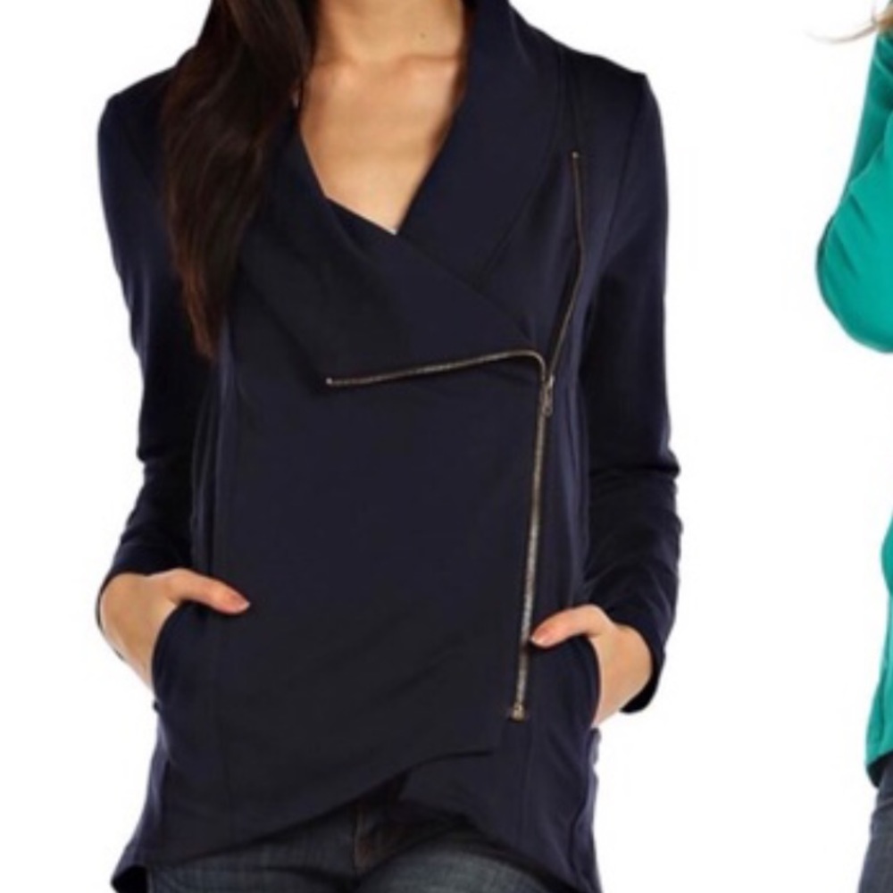 SOLD OUT! Asymmetrical Zipper Jacket - Picture 2 of 5