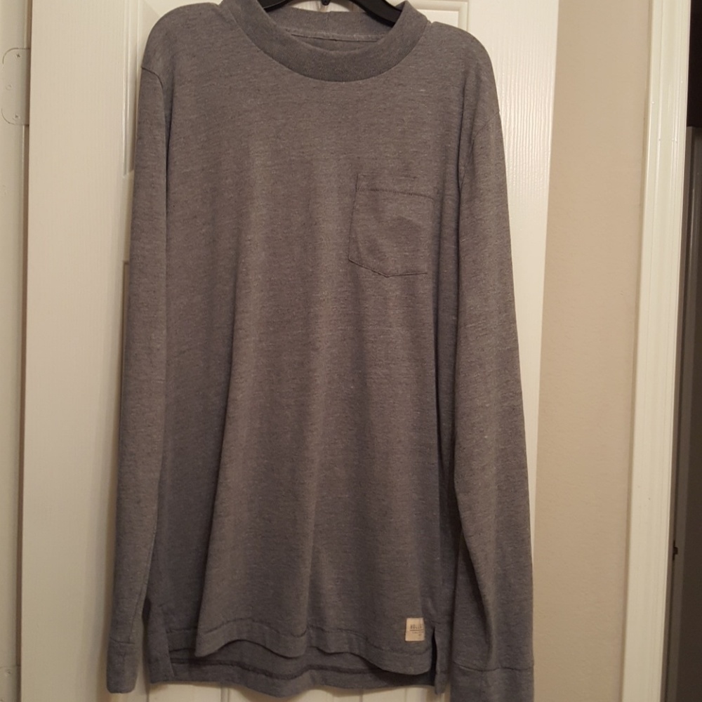 Grey Long Sleeve Holister Shirt