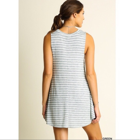 SOLD OUT! Striped Low Side Tunic - Picture 3 of 4
