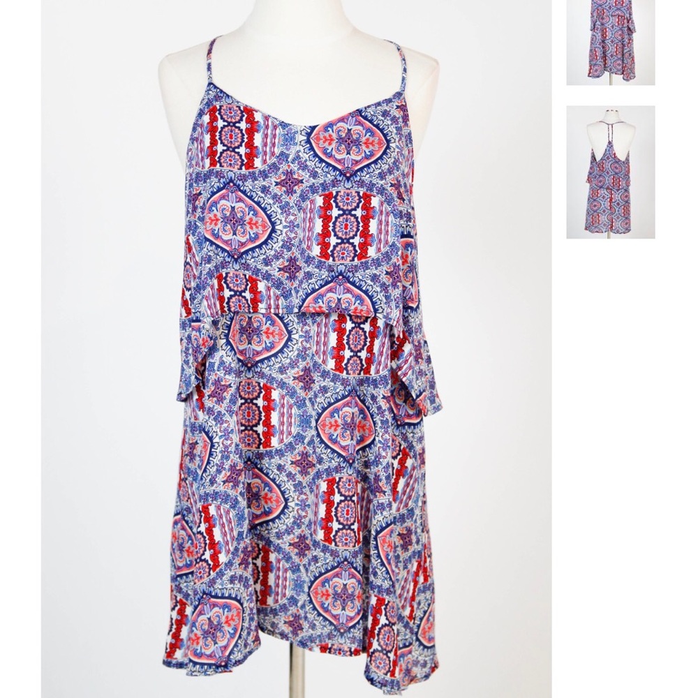 Red & Blue Paisley Dress - Perfect for July 4th!💥