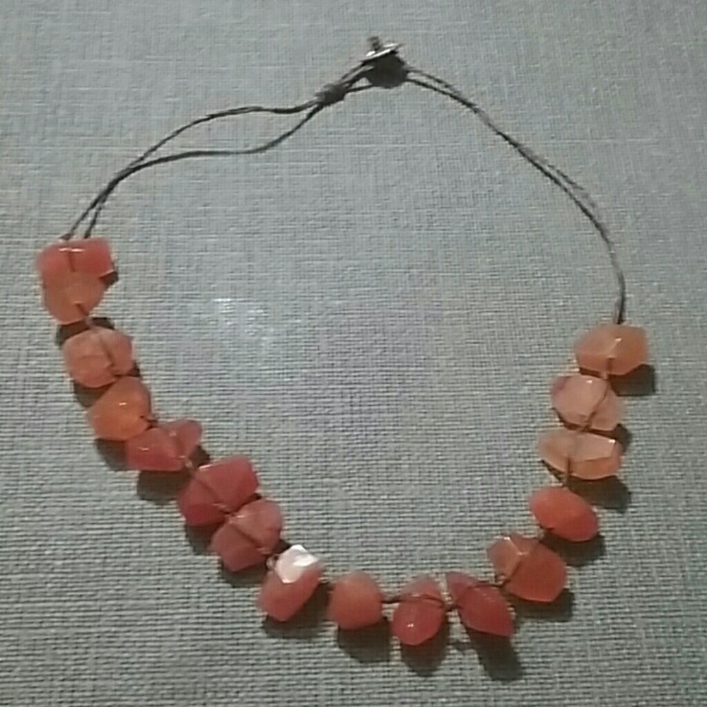 Guy Lovin Botswana Agate Necklace