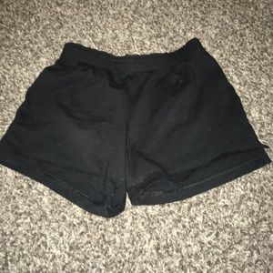 Girls/Juniors dance black shorts