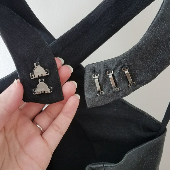 Gorgeous Black Pleather Dress - Picture 4 of 6