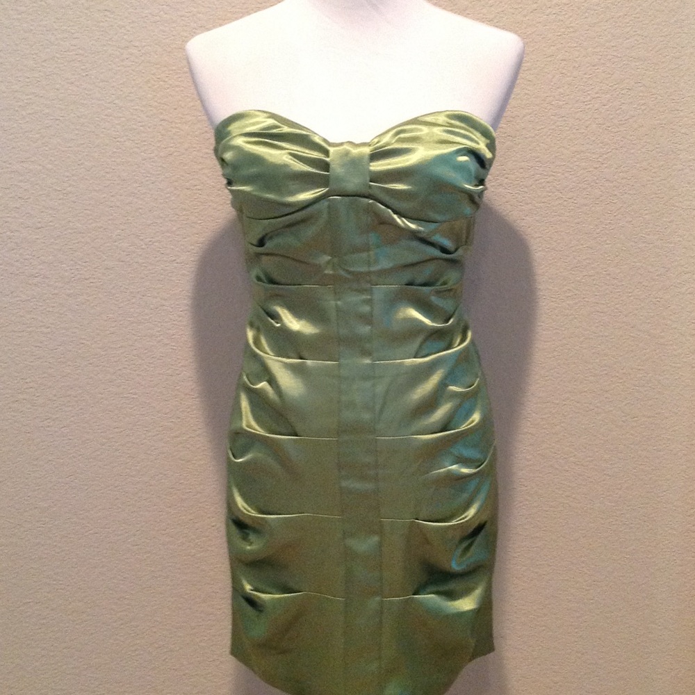 Sheen Strapless Dress